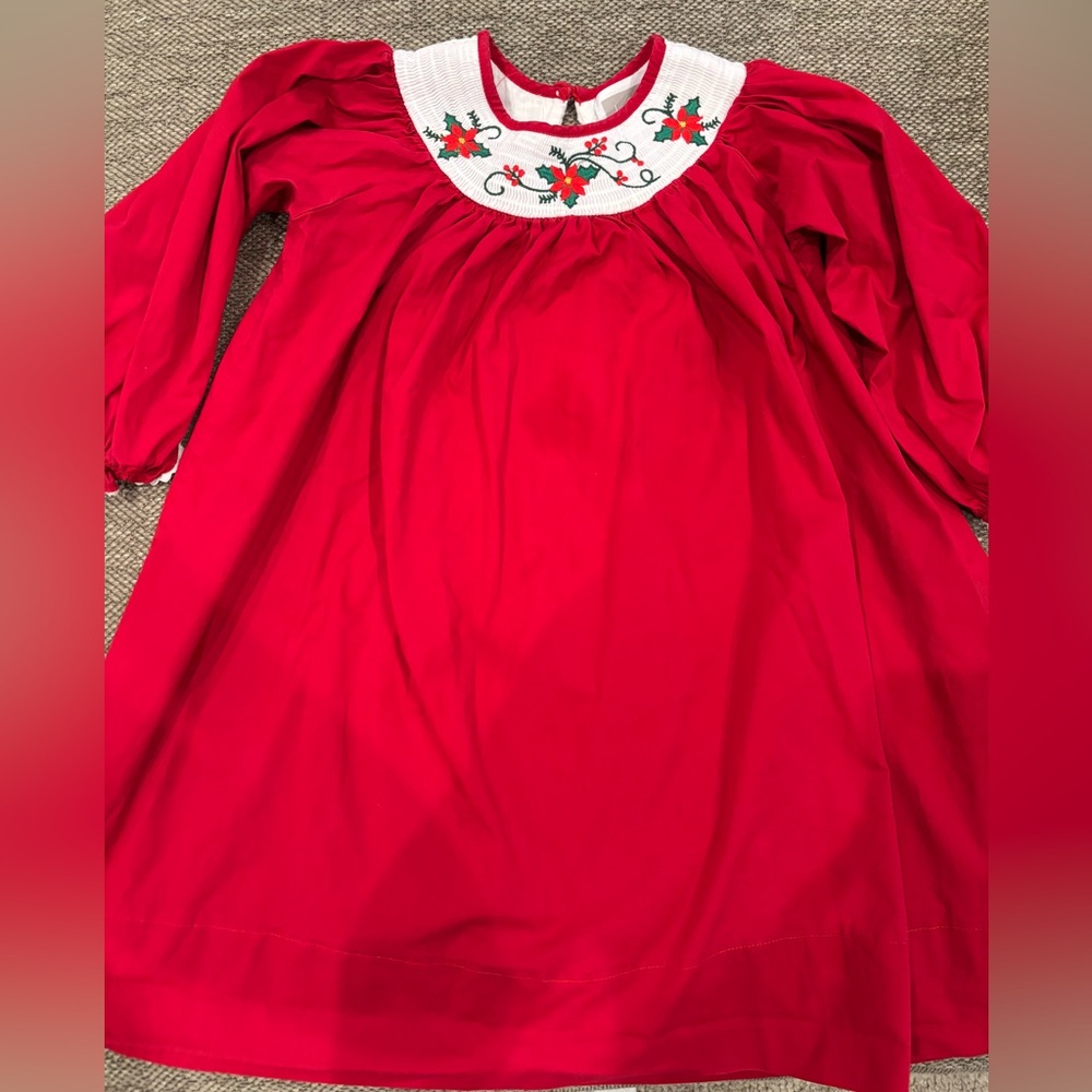 Lil Cactus Red Holiday Dress - Size 5Y